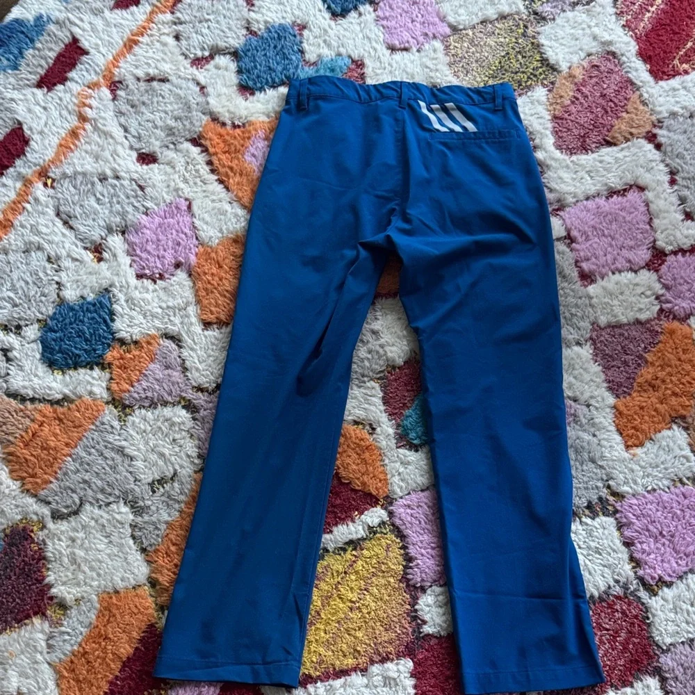 Boys Adidas Pure Motion Stretch Golf Three Stripes Pants - Picture 5 of 8